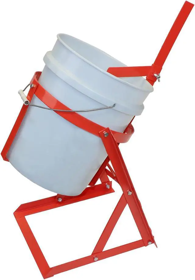 Alt view image 2 of 7 - BISupply 5 Gallon Pail Tipper - Manual Pail Tipper Bucket Tipper 70lbs