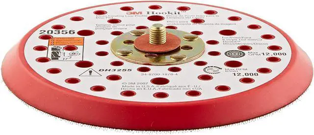 Alt view image 2 of 3 - 3M Hookit Clean Sanding Low Profile Disc Pad 20356 6 in x 3/8 in x 5/16-24