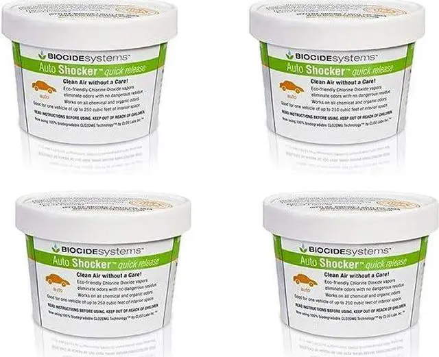 Main image of Biocide Systems 3213-4PK Auto Shocker Interior Odor Eliminator - 4 Pack