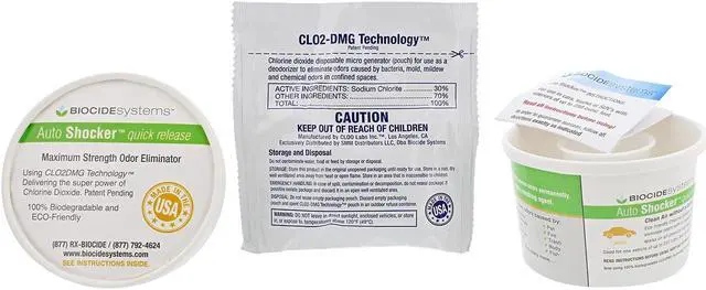 Alt view image 3 of 5 - Auto Shocker ClO2 car Interior Odor Eliminator