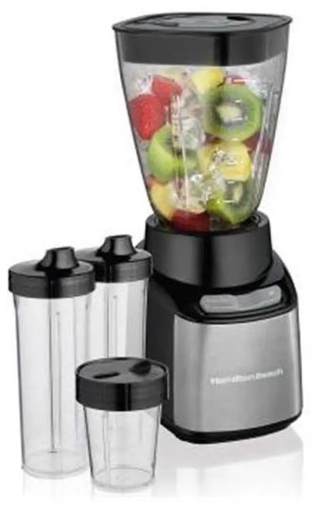 Alt view image 8 of 10 - Hamilton Beach  52400  Black  32 oz.  Jar Size Stay or Go Blending System
