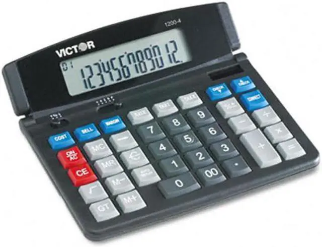 Alt view image 2 of 10 - Victor 1200-4 12 Digit Professional Desktop Calculator