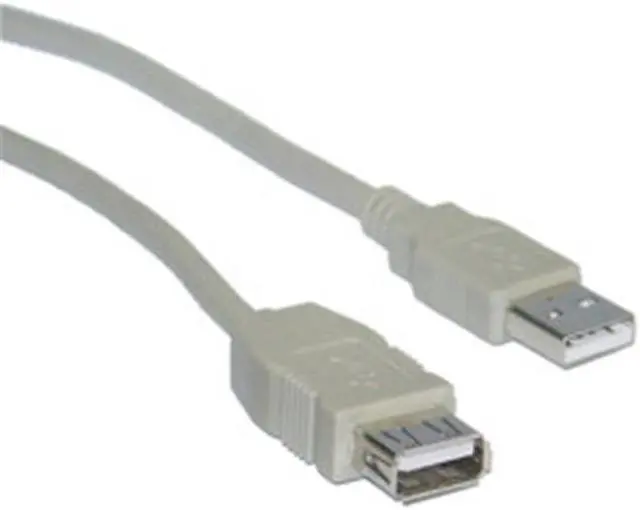 Alt view image 4 of 5 - Cable Wholesale Type A Male to Type A Female USB 2.0 Extension Cable, 15 foot
