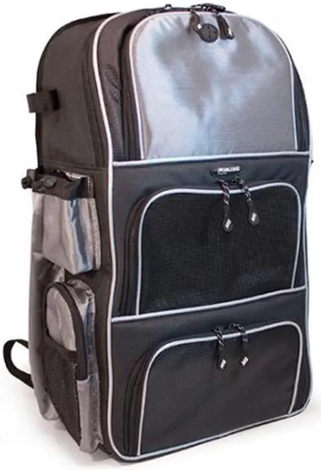 Alt view image 2 of 4 - Mobile Edge - Baseball Backpack - Black w/Silver Piping