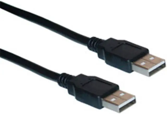 Main image of Cable Wholesale USB 2.0 Type A Male to Type A Male Cable, 6 foot - Black