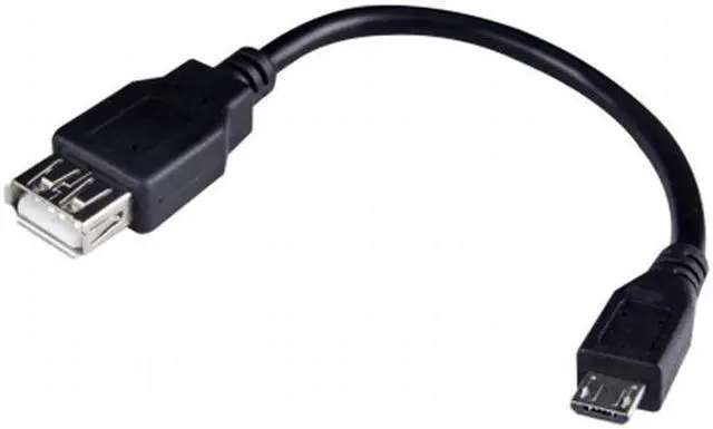Alt view image 3 of 3 - Cable Wholesale USB OTG Adapter, OTG USB Micro B Male to USB Type A Female, USB On The Go