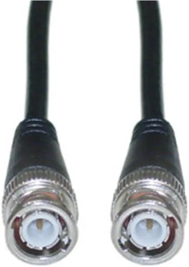 Alt view image 3 of 3 - Cable Wholesale BNC RG58 / AU Coaxial Cable BNC Male Copper Stranded Center conductor Black - 10 ft