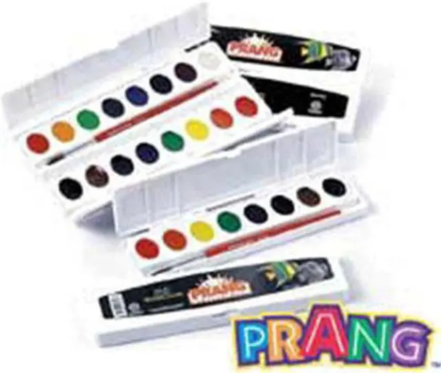 Main image of Dixon Ticonderoga Company DIX00800 Watercolors- w- No. 9 Brush- Refillable- Nontoxic- 8 Colors