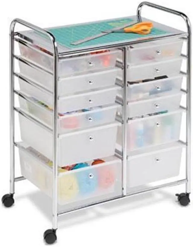Alt view image 2 of 14 - Honey-Can-Do CRT-0168312 Drawer Rolling Cart