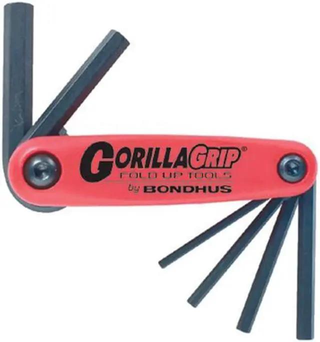 Alt view image 7 of 14 - Bondhus 116-12592 1.5Mm-6Mm Gorilla Grip Foldup Tool Set
