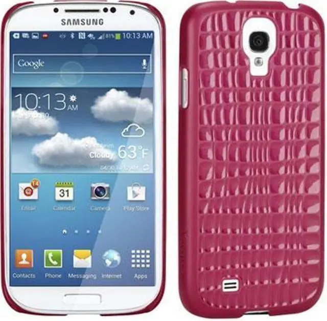 Alt view image 3 of 11 - Targus Fuchsia Slim Wave Case for Samsung Galaxy S4 (Pink) TFD03501US