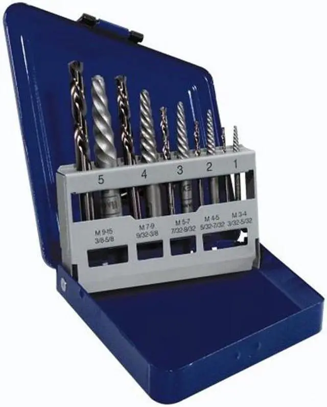 Alt view image 3 of 10 - Irwin Hanson 585-11119 10 Pc Set Spiral Flute S