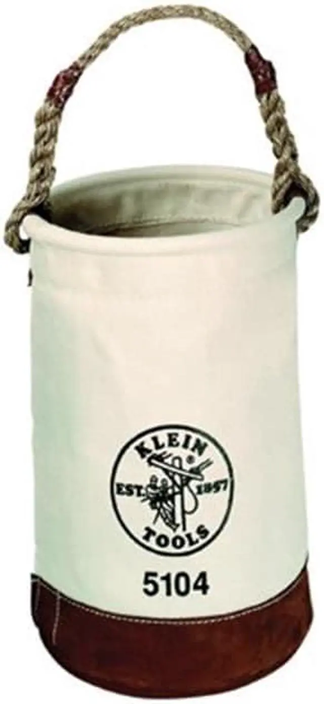 Alt view image 3 of 14 - Klein Tools 409-5104 12" Leather-Bottom Bucket