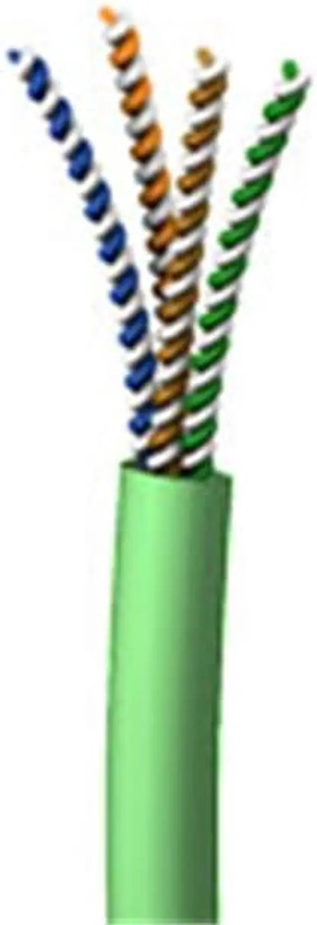 Alt view image 2 of 12 - C2G 43402 Cat5e Bulk Cable - Unshielded Ethernet Network Cable with Stranded Conductors, in-Wall cm-Rated, TAA Compliant, Green (1000 Feet, 304.8 Meters)