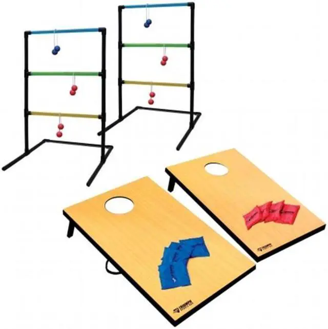 Alt view image 3 of 3 - Triumph Sports 2-In-1 Tournament Bag Toss & Ladder Toss