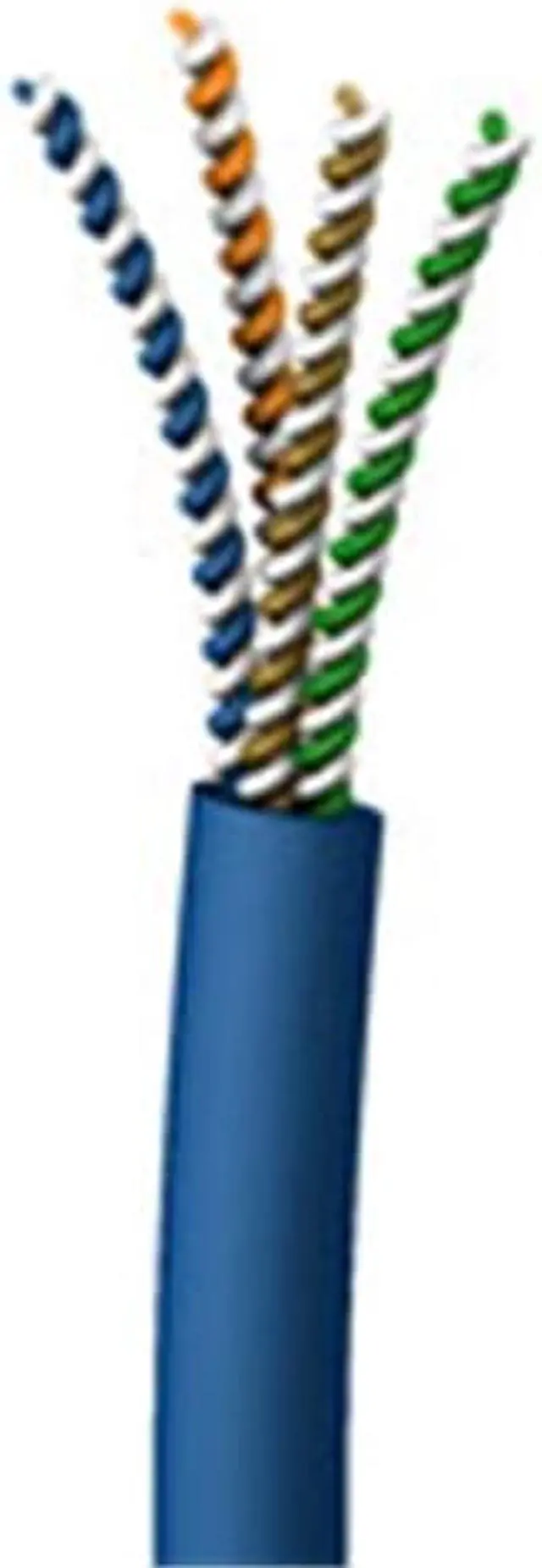 Alt view image 2 of 18 - C2G 43405 Cat6 Bulk Cable - Unshielded Ethernet Network Cable with Stranded Conductors, In-Wall CM-Rated, TAA Compliant, Blue (1000 Feet, 304.8 Meters)
