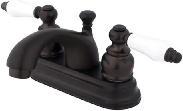 Alt view image 2 of 4 - Kingston Brass KB2605PL Two Handle 4 in. Centerset Lavatory Faucet with Retail Pop-up