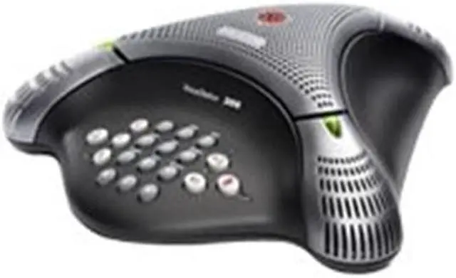 Alt view image 3 of 6 - Polycom 2200-17910-001 VoiceStation 300 Corded Conference Phone w/ Acoustic Tech