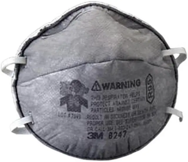 Alt view image 3 of 15 - 3M OH&ESD 142-8247 R95 W-Nuisance Level Organic Vapor Relie