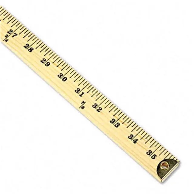 Alt view image 8 of 13 - Westcott Wood Yardstick with Metal Ends 36" 10425