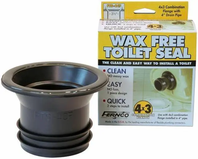 Main image of FERNCO FTS-4CF Toilet Seal, Wax Free, Resists Chemicals
