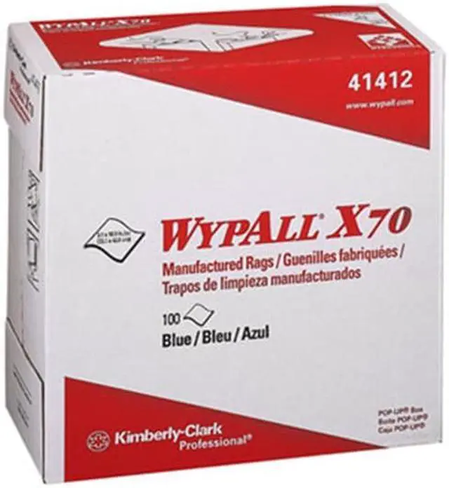 Alt view image 3 of 14 - Wypall X70 Workhorse Rags Blue 10/100