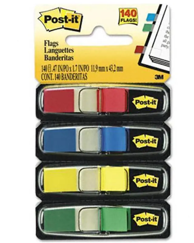 Alt view image 6 of 20 - Post-It Flags Flag,Small Sze 140/Pk,Ast 6834