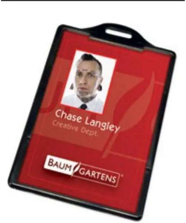 Alt view image 4 of 16 - Baumgartens ID Card Holders Vertical 3-3/8"x2-1/8" 25/PK Black 68320