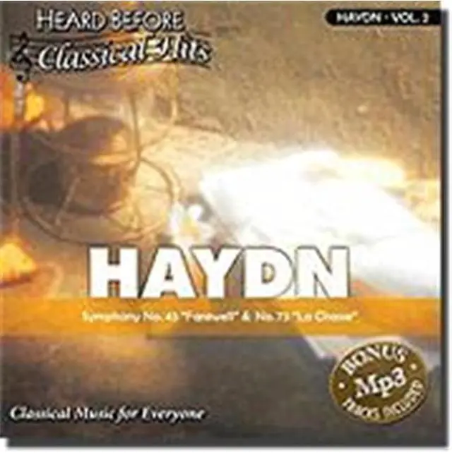 Alt view image 2 of 3 - Selectmedia Entertainment schbchy02j Heard Before Classical Hits HAYDN Vol. 2 Audio
