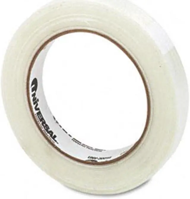 Alt view image 2 of 9 - UNIVERSAL 110# Utility Grade Filament Tape 18mm x 54.8m 3" Core Clear 30018