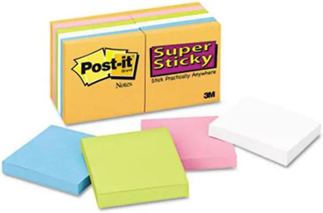 Alt view image 3 of 20 - Post-It Notes Super Sti Note,Super Sticky 12pk,Ne 65412SSAN