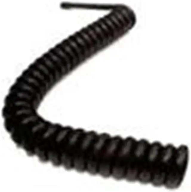 Main image of GCHA444006-FFB / 6' FLAT BK Handset Cord