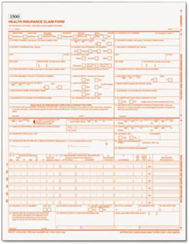 Alt view image 2 of 18 - TOPS Centers for Medicare and Medicaid Services Forms 8 1/2 x 11 250 Forms/Pack 50135RV