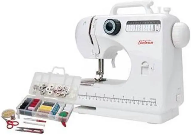 Alt view image 5 of 5 - Sunbeam SB1818 Compact Sewing Machine and Sewing Kit