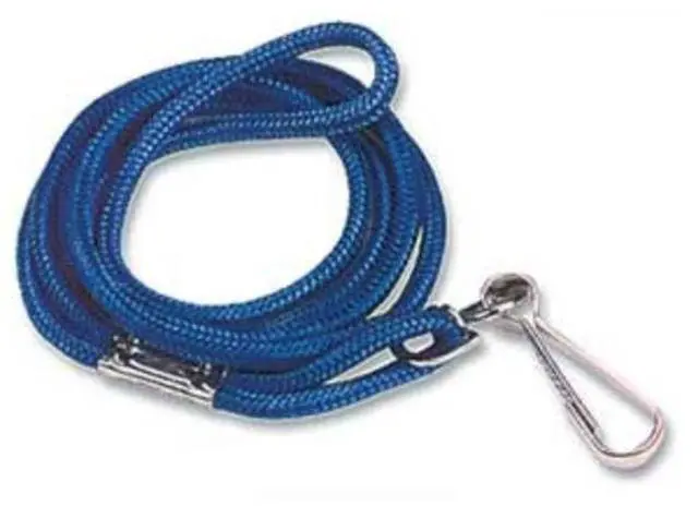 Alt view image 5 of 19 - Baumgartens Standard Lanyard With Hook 36" L Nylon Blue 68903