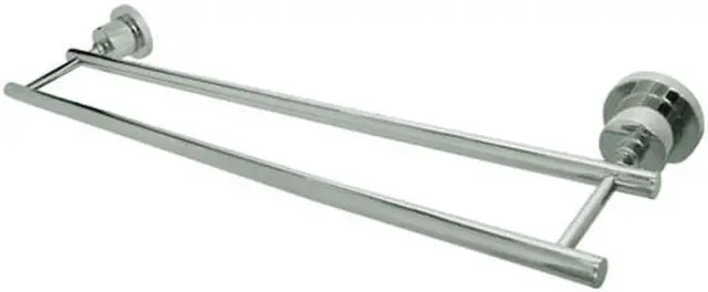 Alt view image 2 of 12 - Kingston Brass BA8213C Concord 24 Inch Dual Towel Bar - Polished Chrome