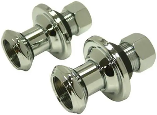 Main image of Kingston Brass Ccu4101 Wall Mount Extension For Clawfoot Faucet - Polished Chrome Finish