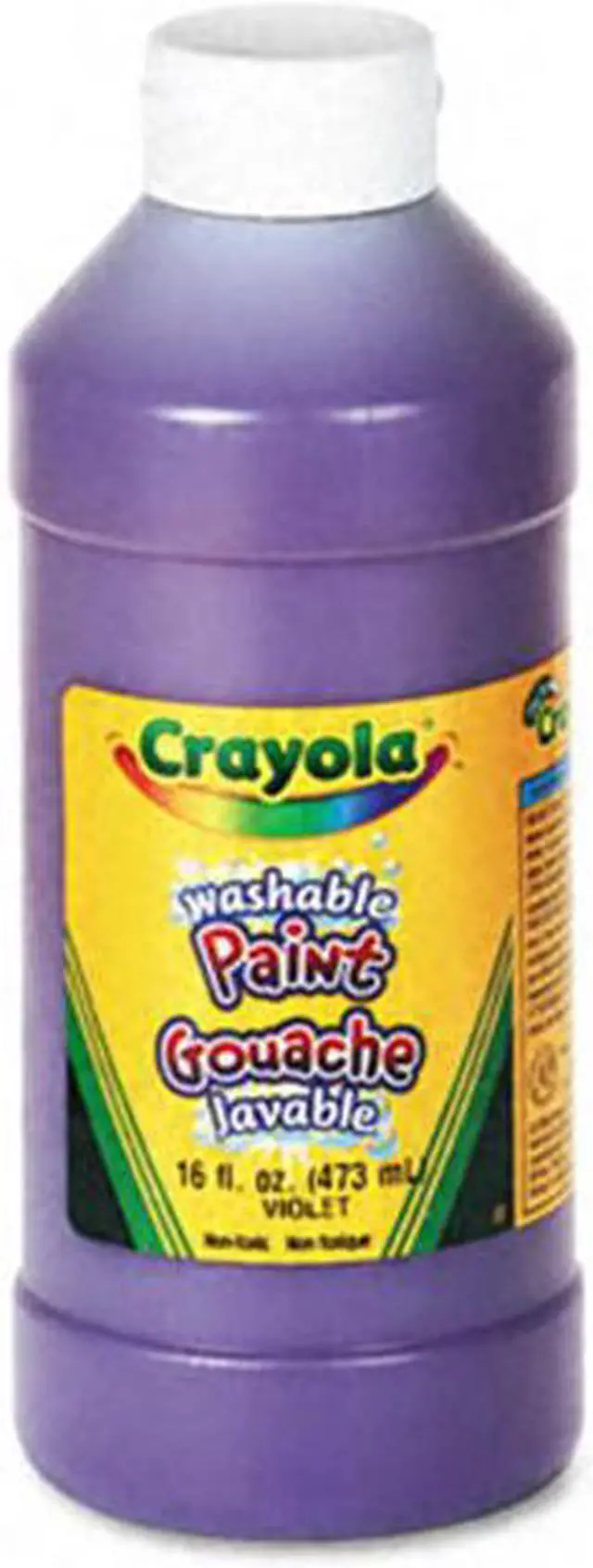 Main image of Crayola. 542016040 Washable Paint  Violet  16 oz