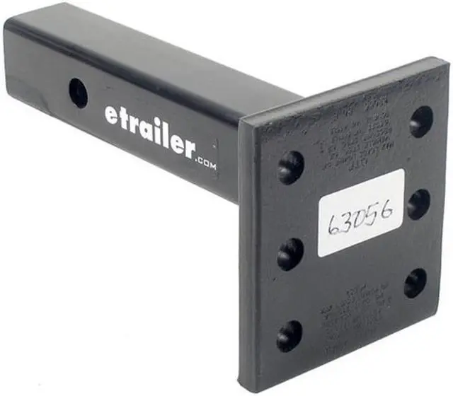 Alt view image 3 of 6 - 63056 Tow Ready Black Pintle Hook Receiver Hitch Mount 6,000 lbs.