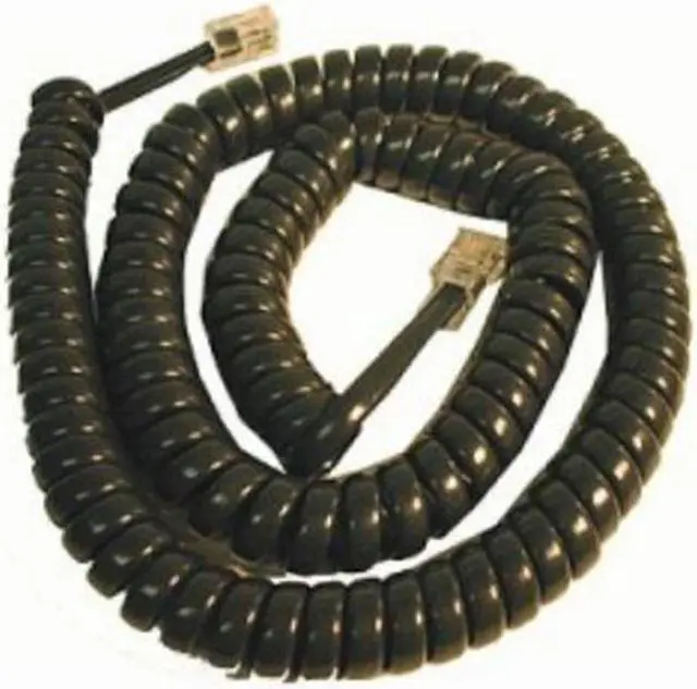 Alt view image 4 of 5 - ICC GCHA444012-FMG / 12ft Charcoal Handset Cord
