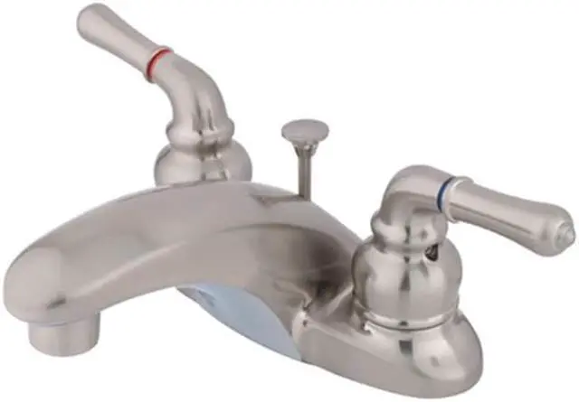 Main image of MAGELLAN 4 LAVATORY FAUCET W/LEVER HANDLE-Satin Nickel Finish