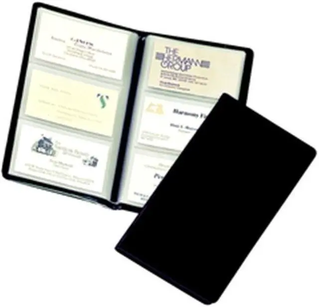 Alt view image 5 of 9 - Cardinal Business Basics Sealed Vinyl 72 Card File