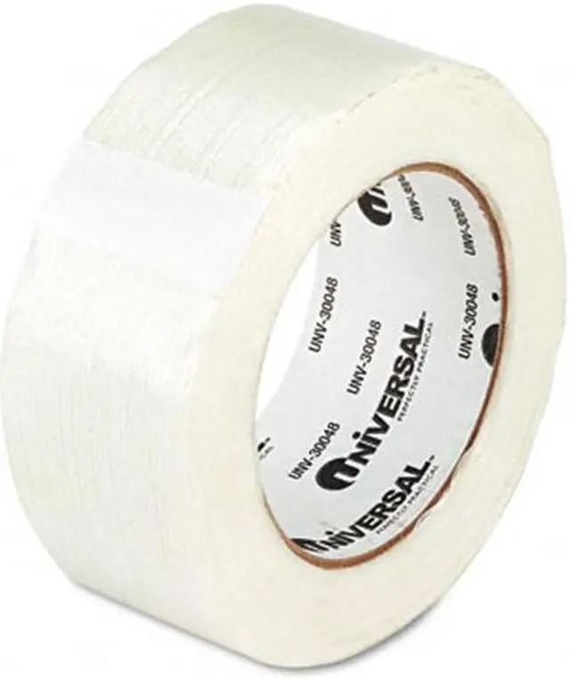 Alt view image 2 of 10 - UNIVERSAL 110# Utility Grade Filament Tape 48mm x 54.8m 3" Core Clear 30048