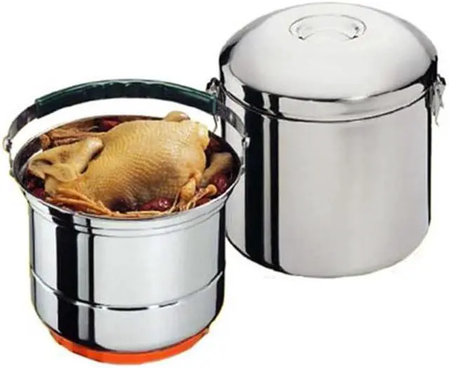 Alt view image 4 of 5 - Sunpentown CL-033 8" Stainless Steel Stove-Top Thermal Cooker