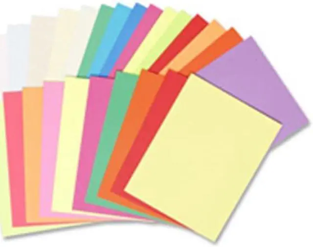Alt view image 2 of 5 - Array Card Stock, 65lb, 8 1/2 x 11, Assorted Lively Colors, 250/Pack 101199
