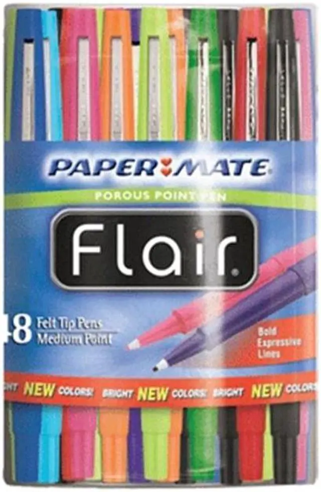 Main image of Paper Mate Pen,Flair,48/St,Ast 4651