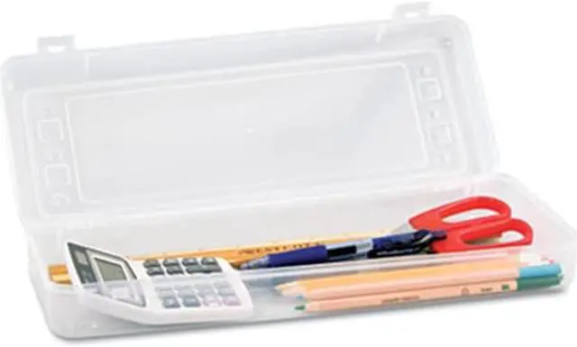 Alt view image 2 of 6 - Advantus 67033 Stretch Art Box, Polypropylene, Snap Shut, Clear