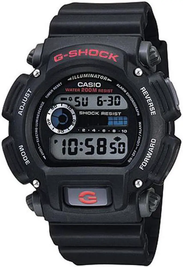 Alt view image 9 of 19 - CASIO DW-9052-1VCF G Shock Mens Watch Black