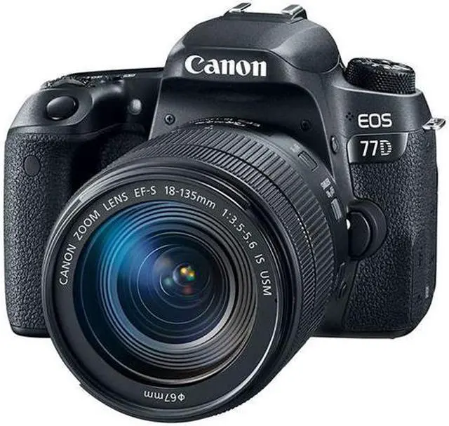 Alt view image 14 of 20 - Canon EOS 77D EF-S 18-135 IS USM Kit