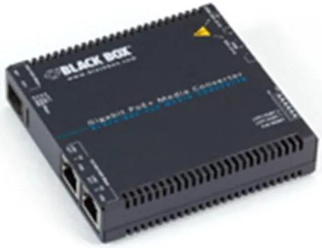 Alt view image 4 of 4 - Gigabit PoE+ Media Converter, 10/100/1000BASE-T to SFP